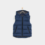 Basic Quilted Gilet With Hood